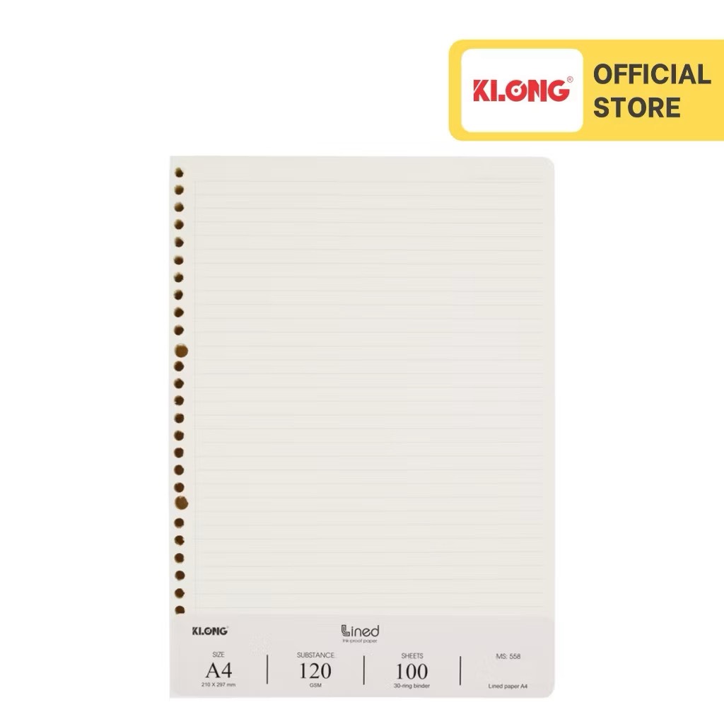 Ruột sổ còng kẻ ngang A4 - TP558